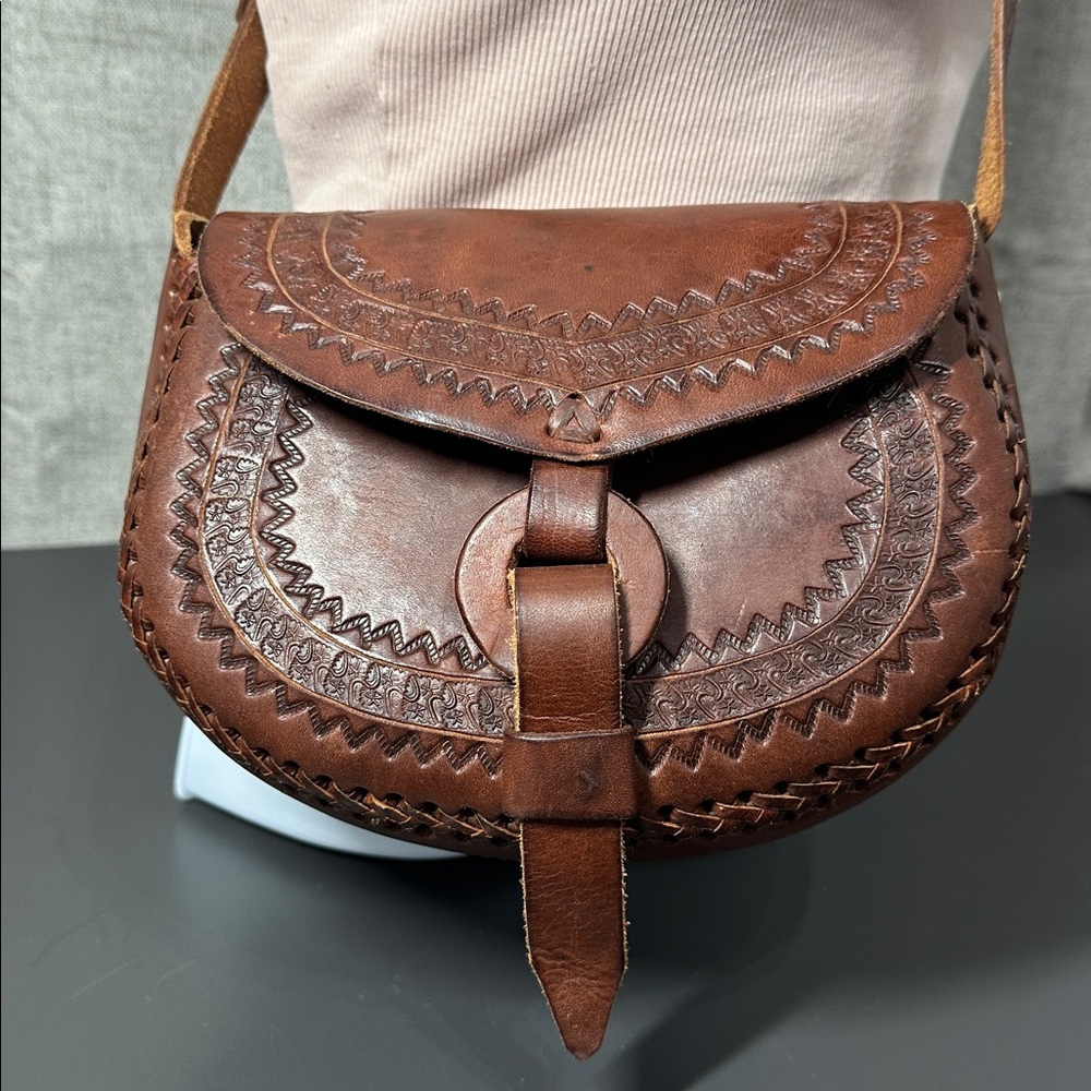 Tooled Leather Purse